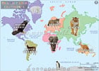 बच्चों के लिए विश्व मानचित्र